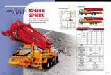 Truck-mounted 40m Concrete Boom Pump 